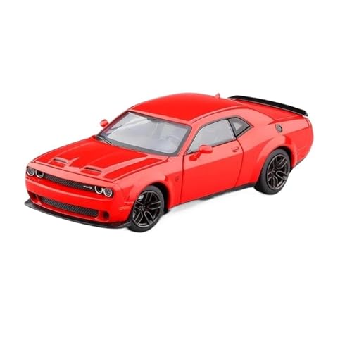 Klassisches Retro Automodell 1:32 Für Dodge Charger SRT Legierung Musle Auto Modell Metall Fahrzeuge Sportwagen Simulation Sound Und Licht Miniatur Im Maßstab Sammlerstück(Red) von BOMXAN