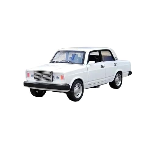 Klassisches Retro Automodell 1:32 Für Lada Oldtimer-Legierung Aus Druckguss Und Spielzeugfahrzeugen Automodell Simulationskollektion Kinderspielzeug Miniatur Im Maßstab Sammlerstück(White) von BOMXAN