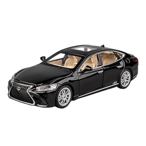 Klassisches Retro Automodell 1:32 Für Lexus LS500H Legierung Auto Modell Druckguss & Fahrzeuge Hohe Simulation Sound Licht Sammlung Spielzeug Miniatur Im Maßstab Sammlerstück(Black) von BOMXAN