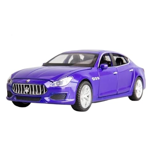 Klassisches Retro Automodell 1:32 Für Maserati Quattroporte Legierung Diecasts Metall Spielzeug Auto Modell Simulation Sound Licht Sammlung Miniatur Im Maßstab Sammlerstück(Blue) von BOMXAN