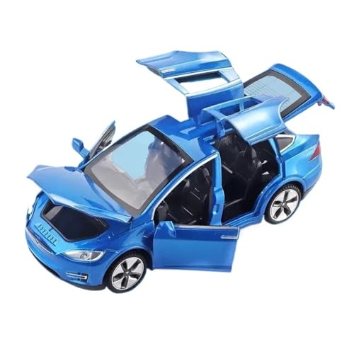 Klassisches Retro Automodell 1:32 Für Modell X Legierung Diecast Auto Spielzeug Für Kinder Zurückziehen Tür Öffnen Sammeln Spielzeug Auto Modell Miniatur Im Maßstab Sammlerstück(Blue) von BOMXAN