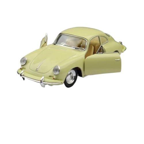 Klassisches Retro Automodell 1:32 Für Porsche 356B Carrera Coupe Legierung Druckguss Klassische Auto Modell Simulation Sammlung Kinder Spielzeug Miniatur Im Maßstab Sammlerstück(Yellow) von BOMXAN