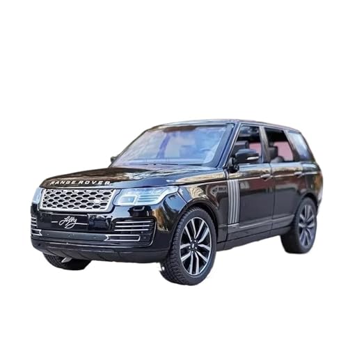 Klassisches Retro Automodell 1:32 Für Range Rover Sport SUV Sound Und Licht Sammlung Legierung Druckguss Geländewagen Automodell Miniatur Im Maßstab Sammlerstück(Black) von BOMXAN