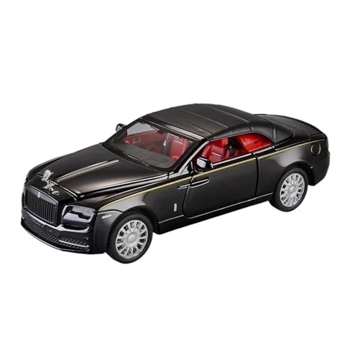 Klassisches Retro Automodell 1:32 Für Rolls Royce Dawn Legierungsdruckguss-Automodell Sound & Light Collect Display Home Ornament Miniatur Im Maßstab Sammlerstück(Black) von BOMXAN