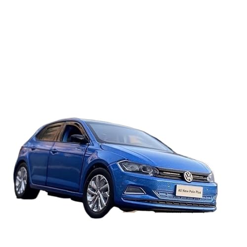 Klassisches Retro Automodell 1:32 Für Volkswagens Polo Legierung Automodell Fahrzeuge Simulation Miniaturmaßstab Kinderspielzeug Miniatur Im Maßstab Sammlerstück(Blue) von BOMXAN