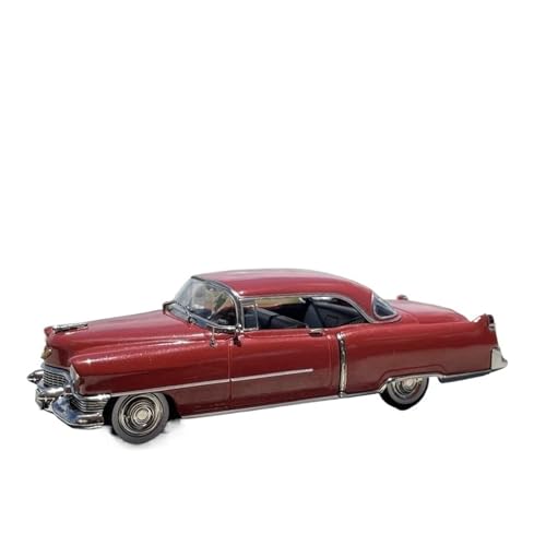 Klassisches Retro Automodell 1:43 Für Cadillac Legierung Diecast Metall Retro Vintage Tourenwagen Modell Hohe Simulation Sammlung Kinder Spielzeug Miniatur Im Maßstab Sammlerstück(1954 red) von BOMXAN