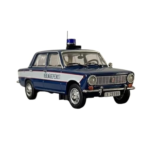 Klassisches Retro Automodell 1:43 Für Ehemalige Sowjetunion Lada BA3 2101 Fahrzeug Der Öffentlichen Sicherheit Gelb Blau Hobby Legierung Druckguss Polizeiauto Modell Spielzeug Miniatur Im Maßstab Samm von BOMXAN