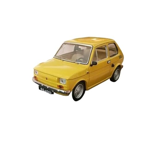 Klassisches Retro Automodell 1:43 Für FIAT 126P Legierung Auto Modell Sammlung Display Ornament Fan Sammlung Souvenir Fahrzeug Hobby Miniatur Im Maßstab Sammlerstück von BOMXAN