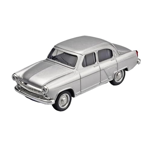 Klassisches Retro Automodell 1:43 Für Wolga GAZ-21 Klassische Legierung Druckguss Metall Automodell Fahrzeuge Simulation Sammlung, Kinderspielzeug Miniatur Im Maßstab Sammlerstück(Silver) von BOMXAN