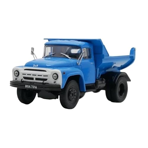 Klassisches Retro Automodell 1:43 Für ZIL 130 Mmz Sowjetischer Muldenkipper Legierungsdruckguss-Automodell Ornament-Sammlung Statisches Ausstellungsspielzeug Miniatur Im Maßstab Sammlerstück von BOMXAN