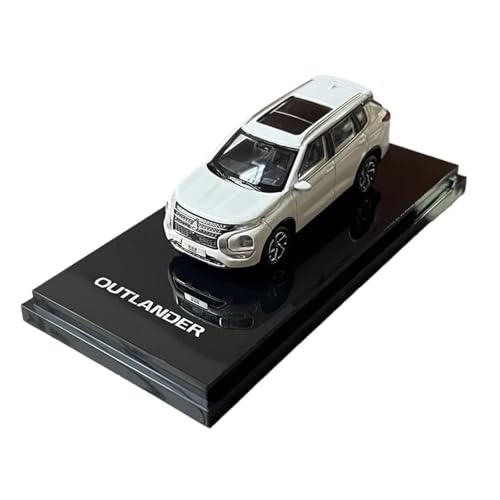 Klassisches Retro Automodell 1:64 Für Mitsubishis Outlander SUV Legierung Druckguss Metall Fahrzeuge Auto Modell Simulation Kinder Spielzeug Miniatur Im Maßstab Sammlerstück(White) von BOMXAN