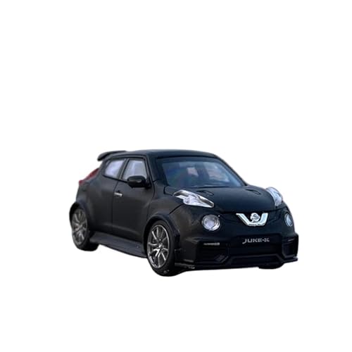 Klassisches Retro Automodell 1:64 Für Nissan Juke R SUV Legierung Auto Modell Simulation Diecast Auto Modell Sammlung Kinder Spielzeug Miniatur Im Maßstab Sammlerstück(Black) von BOMXAN