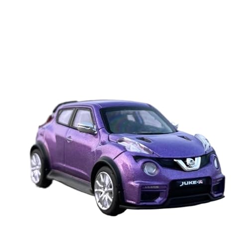 Klassisches Retro Automodell 1:64 Für Nissan Juke R SUV Legierung Auto Modell Simulation Miniatur Maßstab Sammlung Kinder Spielzeug Miniatur Im Maßstab Sammlerstück(Purple) von BOMXAN