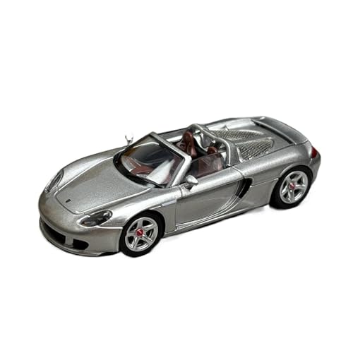 Klassisches Retro Automodell 1:64 Für Porsche Carrera GT Cabrio Diecast Alloy Edition Spielzeugautos Modell Souvenir Statische Anzeige Miniatur Im Maßstab Sammlerstück(Silver) von BOMXAN