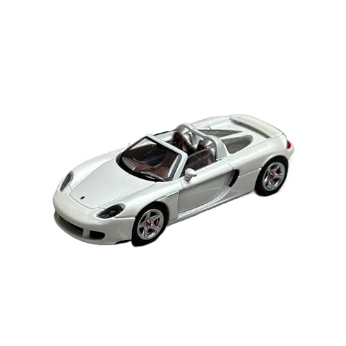 Klassisches Retro Automodell 1:64 Für Porsche Carrera GT Cabrio Diecast Alloy Edition Spielzeugautos Modell Souvenir Statische Anzeige Miniatur Im Maßstab Sammlerstück(White) von BOMXAN