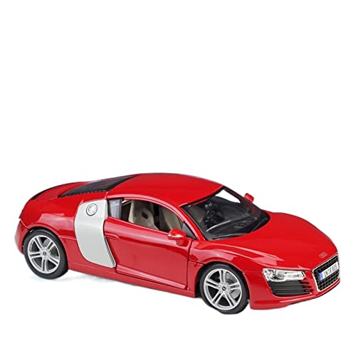 Klassisches Retro Automodell Für Audi R8 GT Alu-Modellauto Statisches Metallmodell Fahrzeuge B240 1 18 Miniatur Im Maßstab Sammlerstück(A) von BOMXAN