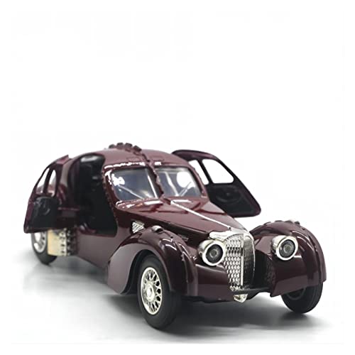 Klassisches Retro Automodell Für Bugatti TYP 57SC 1 32 Klassische Legierung Automodellsimulation Akusto-optische Spielzeugdekoration Für Kinder Miniatur Im Maßstab Sammlerstück(A) von BOMXAN