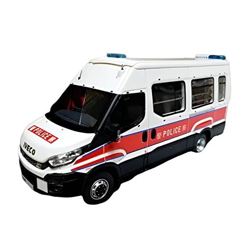 Klassisches Retro Automodell Für IVECO 1 43 Resin Daily Emergency Patrol Police Car Model Souvenir Ornaments Display Miniatur Im Maßstab Sammlerstück von BOMXAN