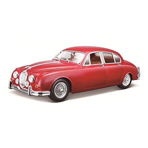 Klassisches Retro Automodell Für Jaguar Mark II 1959 1 18 Legierung Luxusfahrzeug Diecast Pull Back Cars Modell Spielzeug Sammlung Geschenk Miniatur Im Maßstab Sammlerstück(Rot) von BOMXAN