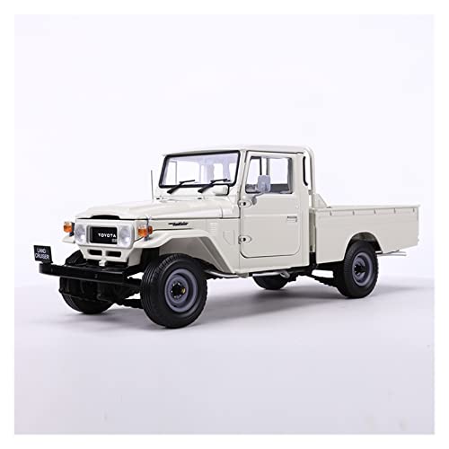 Klassisches Retro Automodell Für Toyota Land Cruiser LC40 1 18 Automodell Aus Druckgusslegierung Öffnen Alle Türen Sammlerstücke Für Erwachsene Miniatur Im Maßstab Sammlerstück(White) von BOMXAN