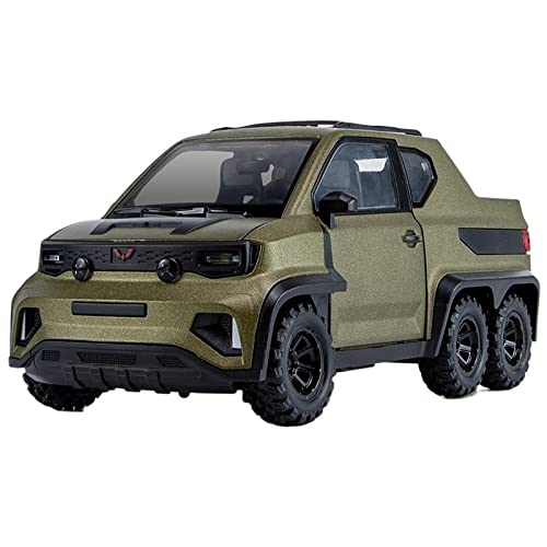 Klassisches Retro Automodell Für WULING Mini EV 6x6 Pickup High Simulation Diecast Metal Alloy Model 1 18 Miniatur Im Maßstab Sammlerstück(H) von BOMXAN