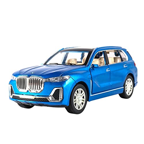 Klassisches Retro Automodell Geeignet Für BMW X7 1 24 Automodellsimulation Metalllegierung Spielzeugauto Kinderspielzeug Junge Blau Miniatur Im Maßstab Sammlerstück von BOMXAN