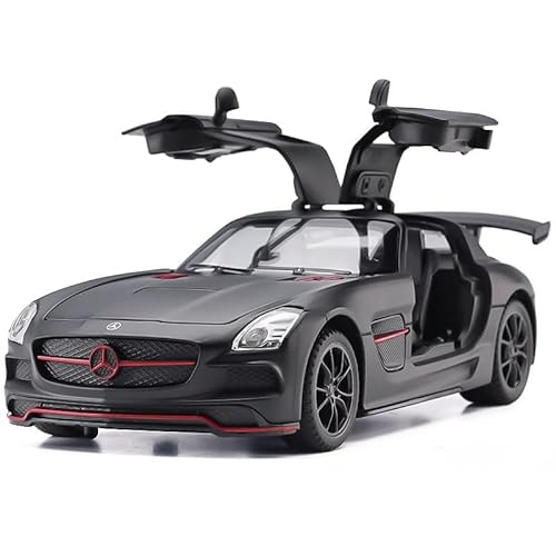 Klassisches Retro Automodell Geeignet Für Mercedes-Benz SLS AMG 1 32 Simulation Druckgusslegierung Sportwagen Junge Spielzeug Ornament Geschenk Miniatur Im Maßstab Sammlerstück von BOMXAN