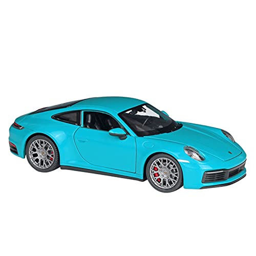 Klassisches Retro Automodell Maßstab 1 24 Diecast Für Porsche 911 Carrera 4S Sportwagen Simulation Legierung Auto Modell Spielzeug Sammlung Handwerk Miniatur Im Maßstab Sammlerstück(Blau) von BOMXAN