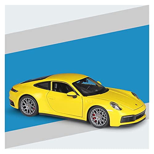 Klassisches Retro Automodell Maßstab 1 24 Diecast Für Porsche 911 Carrera 4S Sportwagen Simulation Legierung Auto Modell Spielzeug Sammlung Handwerk Miniatur Im Maßstab Sammlerstück(Yellow) von BOMXAN