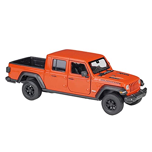 Klassisches Retro Automodell Maßstab 1:27 Diecast Für Jeep 2020 Gladiator Pickup Truck Simulation Legierung Auto Modell Spielzeug Geschenk Sammlung Handwerk Miniatur Im Maßstab Sammlerstück(Orange) von BOMXAN