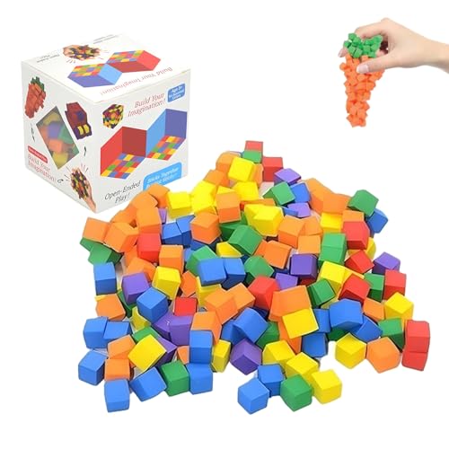 Stressbälle Squeeze Cube Anti Stress Ball Squishy Ball Squishy Stress Ball Fidget Toy Würfelförmig Knetball Squeeze Ball Zum Entspannen Für Angst Abbauen Und Beruhigung Für Kinder Erwachsene von BONGSHAKALAKA