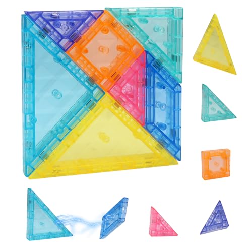 Tangram Magnetisches Spiel Aus Kinder Montessori Spielzeug & Kreatives Puzzle Geometrie Spiele Musterblöcke Tangram Magnetisch Für Kinder Ab 3 Jahren Förderung Von Kreativität & Räumlichem Denken Tangram Magnetisches Spiel Aus Kinder Montessori Spielzeug & Kreatives Puzzle Geometrie Spiele Musterblöcke Tangram Magnetisch Für Kinder Ab 3 Jahren Förderung Von Kreativität & Räumlichem Denken von BONGSHAKALAKA