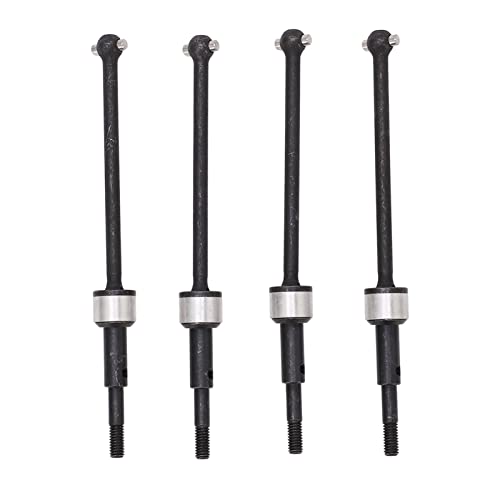 BONKZEBU 4-teiliger RC-Vorder-Hinten-CVD-Antriebswellensatz aus Stahl, RC-Metall-CVD-Antriebswellengelenk Vorne und Hinten, Set für Blackout XTE XBE SC Serie 1/10 BONKZEBU 4-teiliger RC-Vorder-Hinten-CVD-Antriebswellensatz aus Stahl, RC-Metall-CVD-Antriebswellengelenk Vorne und Hinten, Set für Blackout XTE XBE SC Serie 1/10 von BONKZEBU