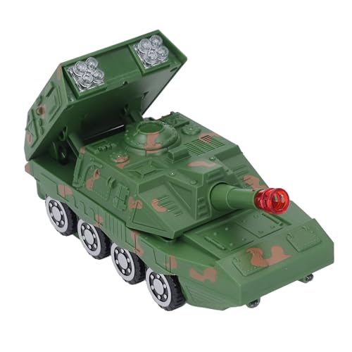 BONKZEBU Army Tank Toy Light Sound, Elektretankspielzeugjungen, Transformationstübung Spielzeug, Robotermodellspielzeug, Universal Walking Toy von BONKZEBU