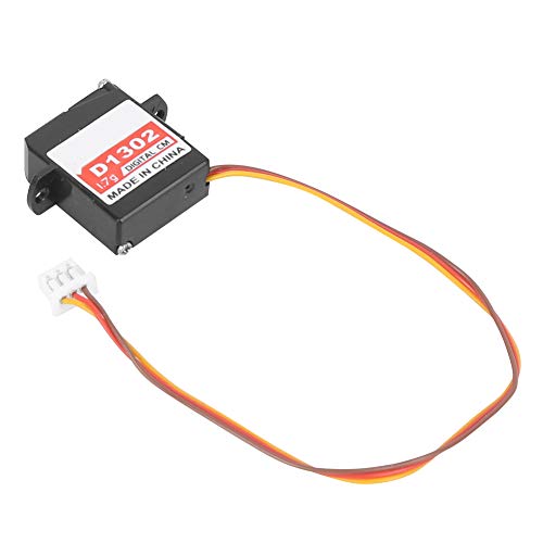 BONKZEBU Mini-Digitalservo, Geschwindigkeitsempfindliches, Zuverlässiges Digitalservo, Ultraleichtes Fernbedienungszubehör für den Einsatz von Flugzeugservos, für (JS1.25-Stecker) von BONKZEBU