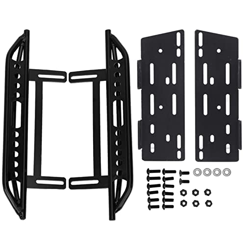 BONKZEBU RC Crawler Side Pedal Sliders RC Zubehör für Axial SCX10 II 90046 Crawler 1/10 RC Car Metall Side Step Board Trittbrett Pedalplatte von BONKZEBU