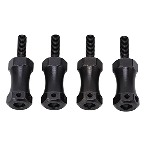 BONKZEBU RC Extended Wheel Hex Coupler Stahl 12 Mm Durchmesser Verlängerungsadapter Combiner Extension Hex Drive Adapter für LOSI Baja Rey 1/10 RC Cars von BONKZEBU