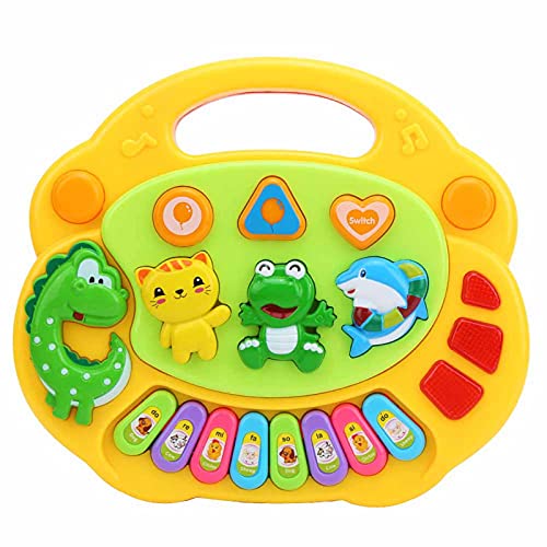 Baby-Musikmatten, -Musik-Spielzeug Kleinkind-Form-Sortierspielzeug, angetrieben durch 3 AA-Batterien Kleinkind-Spielzeug, für Hand-Auge-Koordination (19*17*3 #11) von BONKZEBU