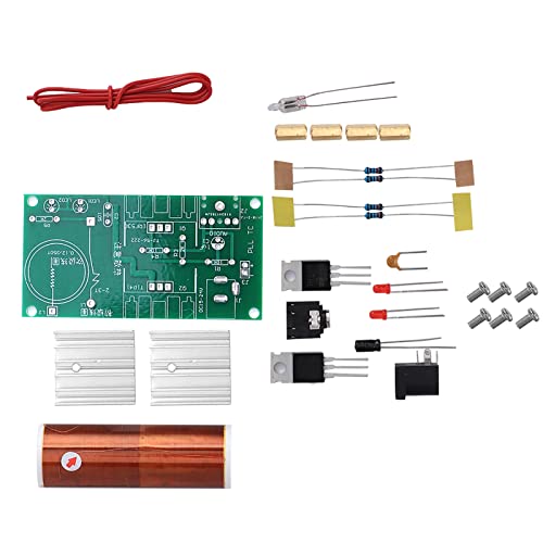 TeslaCoil-Modul Plasma-Lautsprecher Unmontiert Mini DIY Elektronisches Kit Werkzeug 15W DC 15-24V 2A von BONKZEBU