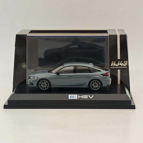 Hobby Japan 1/43 (FL4) e:HEV Sonic Gray Pearl HJ433003GM Druckguss-Modelle, Auto, limitierte Kollektion von BOOGAA