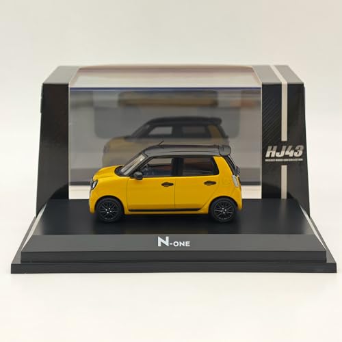 Hobby Japan 1/43 N-ONE RS Premium Yellow Pearl ll Diecast Modellauto Limited Collection von BOOGAA