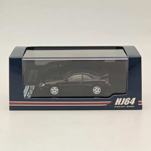 Hobby Japan 1/64 für CELICA GT-Four ST205 JDM Style Schwarz HJ642064ABK Druckguss Modelle Auto-Kollektion von BOOGAA