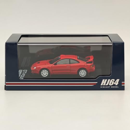 Hobby Japan 1/64 für CELICA GT-Four WRC Edition (ST205) Customized Version / 8 Speichen Rad Rot HJ641064CR Super RED - Druckguss-Modelle Auto-Kollektion von BOOGAA