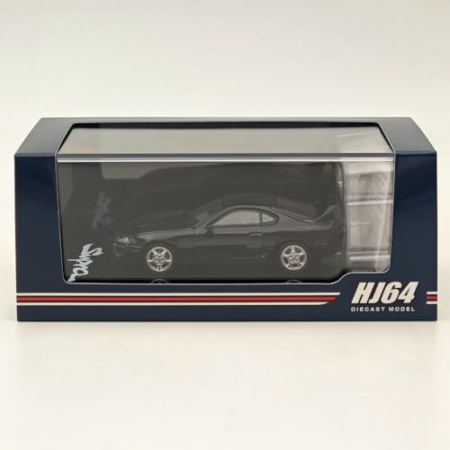 Hobby Japan 1/64 für Supra RZ JZA80 mit aktiven Spoilerteilen Schwarz HJ642042BK Druckguss Modelle Auto-Kollektion von BOOGAA