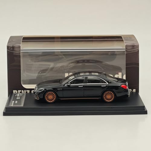 King Model 1:64 S65L W222 Sedan Final Edition Diecast Modellauto Sammlung Auto Spielzeug Geschenk Schwarz von BOOGAA