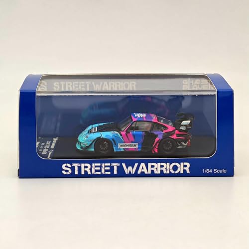 Street Warrior 1:64 für 993 RWB Energy Painting Hoonigan Diecast Modelle Auto Miniatur Auto Spielzeug Limitierte Sammlung Geschenk von BOOGAA