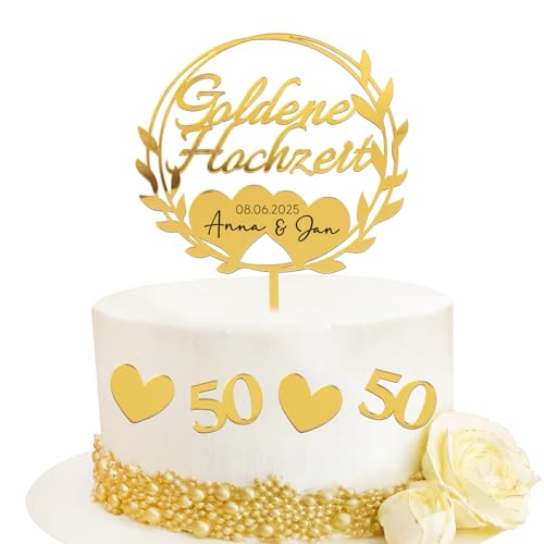 5pcs Tortendeko Goldene Hochzeit Acryl Cake Topper 50 Golden Years Kuchendeko Gold Glitzer 50 Jahrestag in Deutsch Geburtstag Torten Topper Tortenstecker Goldene Hochzeit Jubiläum Dekoration 5pcs Tortendeko Goldene Hochzeit Acryl Cake Topper 50 Golden Years Kuchendeko Gold Glitzer 50 Jahrestag in Deutsch Geburtstag Torten Topper Tortenstecker Goldene Hochzeit Jubiläum Dekoration von BOOMTOP