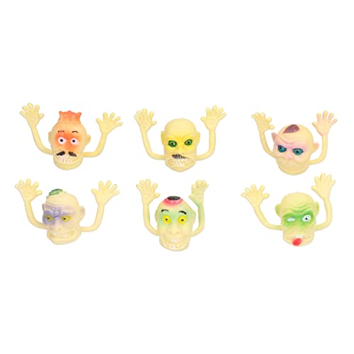 BORDSTRACT Mini-Fingerpuppen-Streichspielzeug, weiches Gummi-Fingerpuppenspielzeug, Halloween-Fingerpuppen-Spielzeug für Kinderpartygeschenke von BORDSTRACT