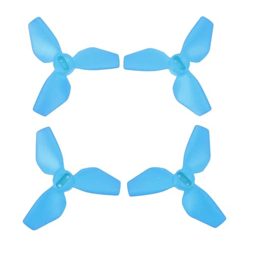 2 Paar Propeller Ersatz für NEO Zubehör PC Drone Propeller Wing Blade Ersatzteile mit Schrauben (Blau) von BOROCO