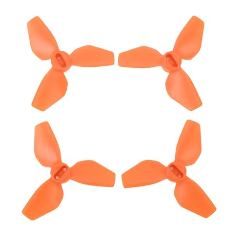 BOROCO 2 Paar Propeller Ersatz für NEO Zubehör PC Drone Propeller Wing Blade Ersatzteile mit Schrauben (Orange, Öffnungsgröße: 7–15 cm) von BOROCO